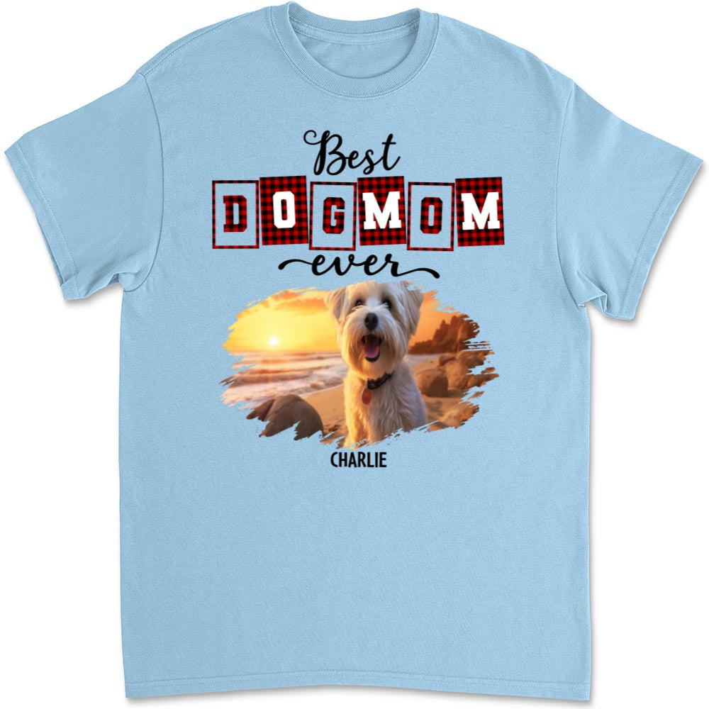 Best Mom Of The Year Personalized Custom Unisex 5.3 oz Photo T-shirt