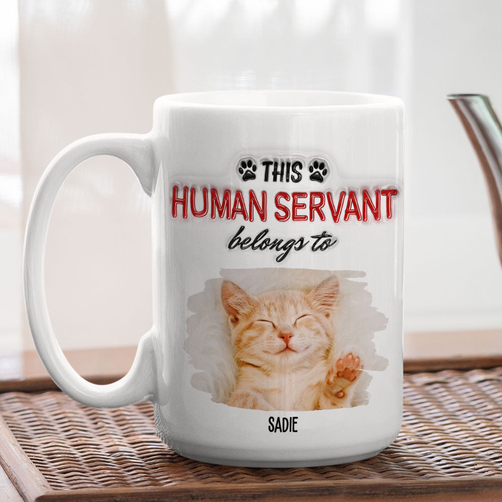 Personalized Custom 3D Inflated Effect Photo Mug for Humans - 11oz and 15oz