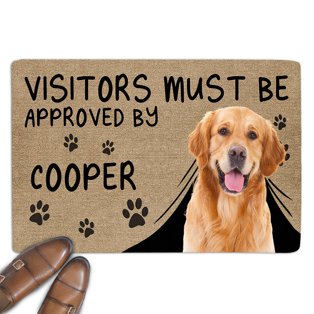 Approved By Pet Photo - Personalized Custom Doormat with Cat Picture, Multiple Sizes Available