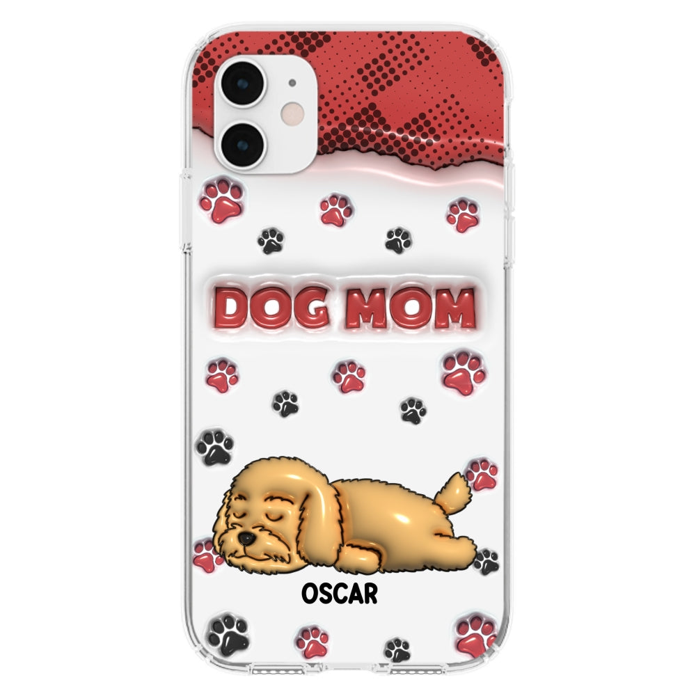 Dog Mom Version 2 - Exquisite Personalized Custom 3D Inflated Effect Phone Case for Fashion - Forward Dog Lovers