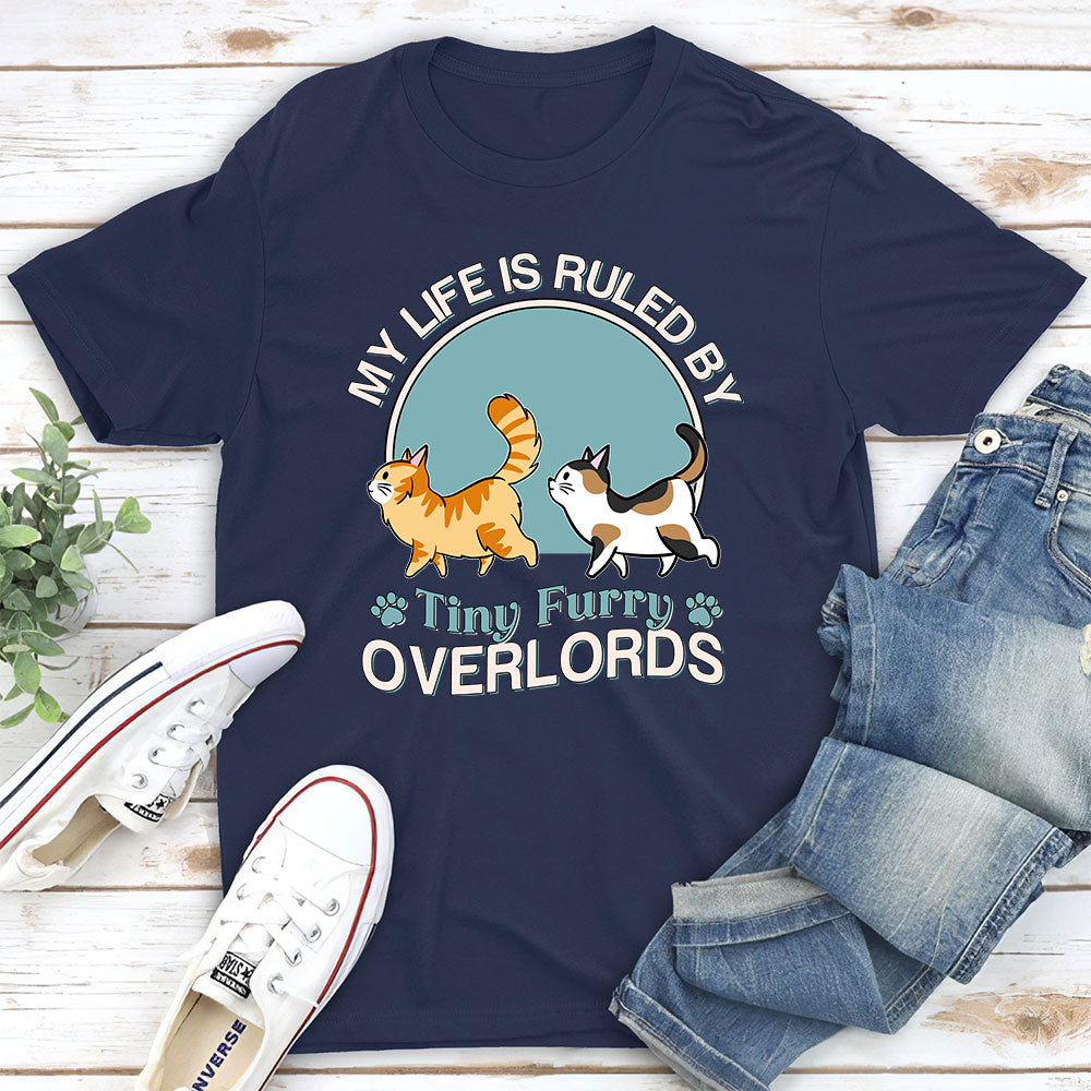 My Life Is Ruled 2 - Personalized Custom Unisex T-shirt for Pet Lovers