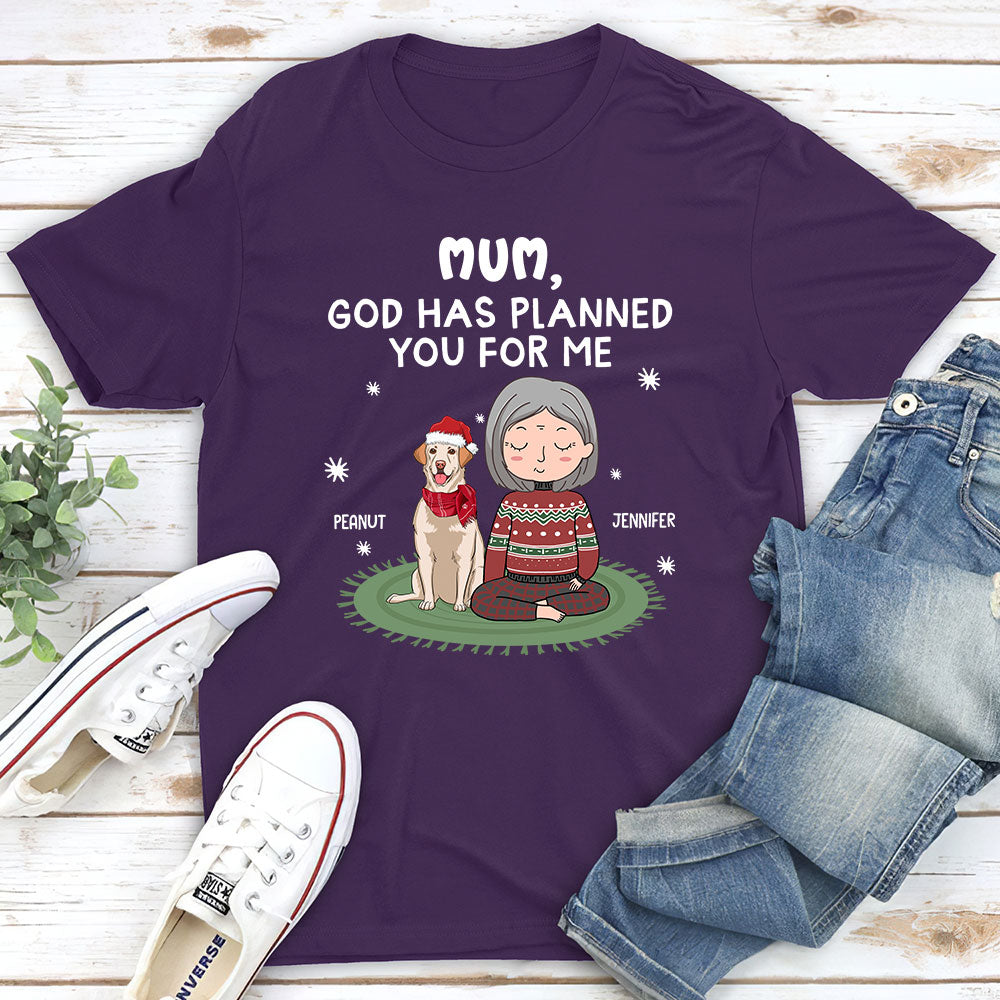 God Planned- Personalized Custom Unisex 5.3 oz T-shirt for Pet Lovers