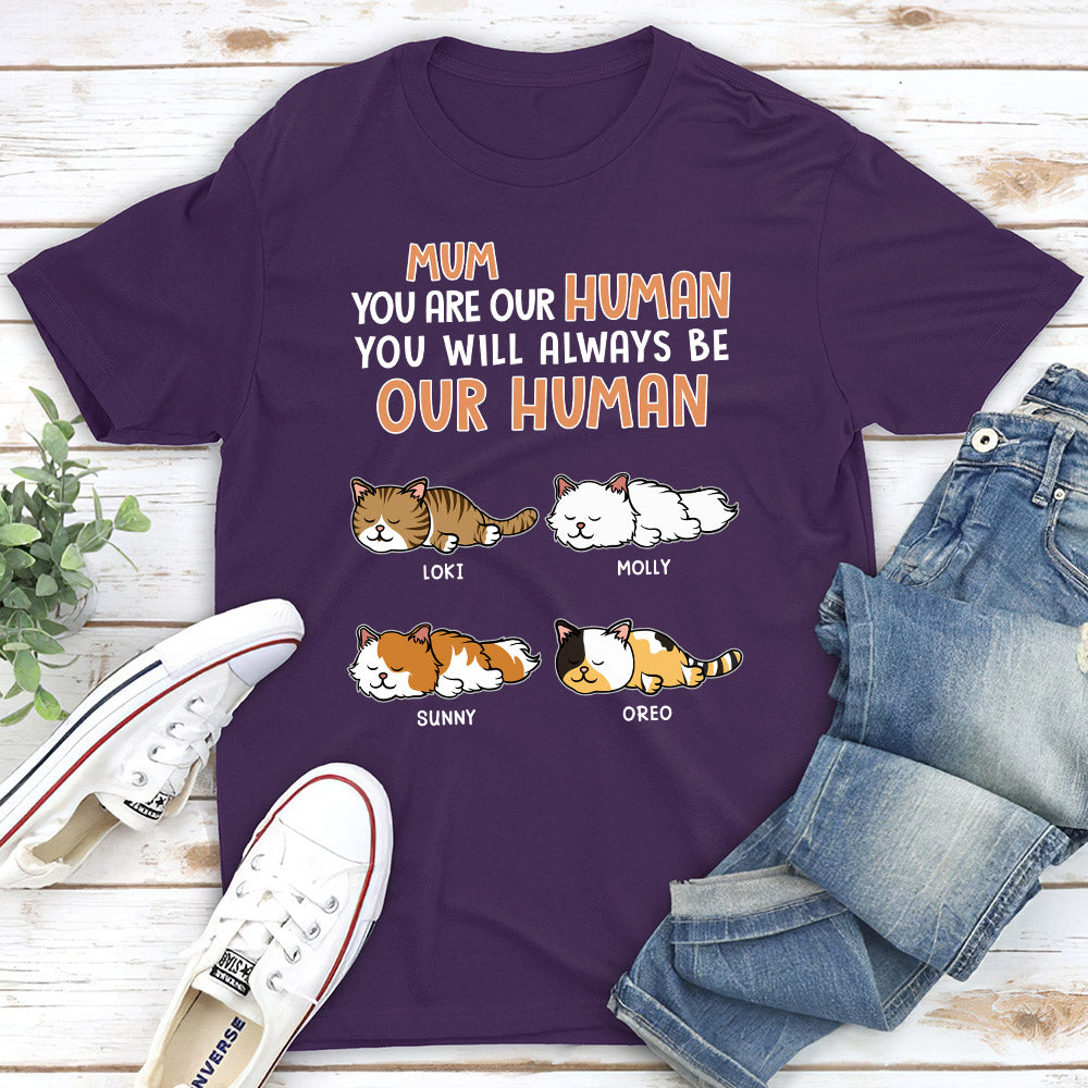 Be My Human 2 - Personalized Custom Unisex Heavy Cotton T-shirt for Pet Lovers