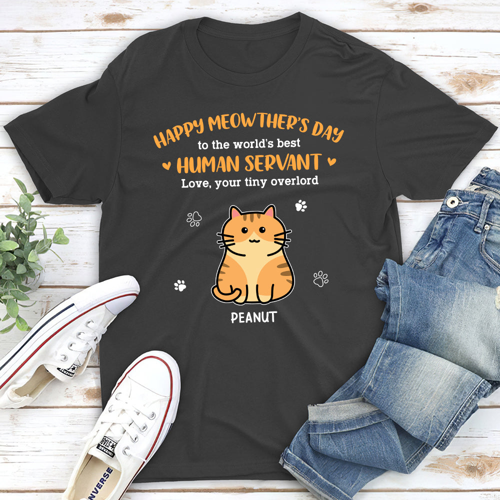 Happy Meowthers Day - Stylish Personalized Custom Unisex Cotton Blend T-shirt for Pet Lovers