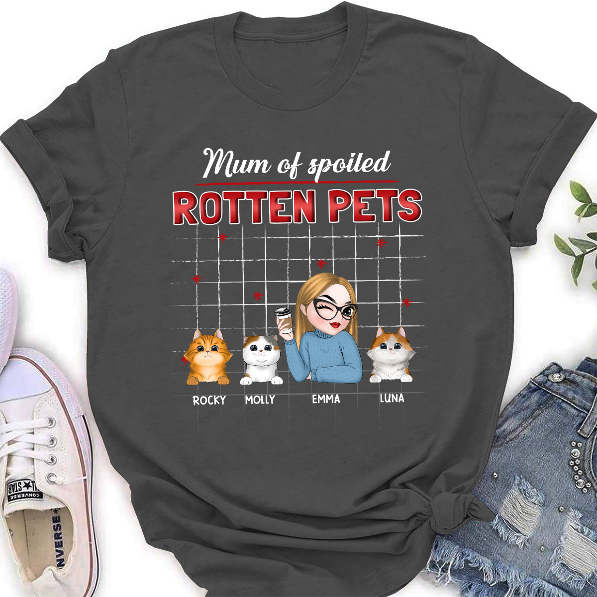 Best Pet Dad Mom - Personalized Custom Women's T-shirt: A Perfect Gift for Pet Lovers