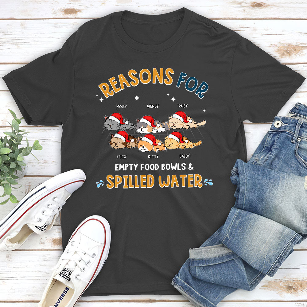 The Reasons For - Personalized Custom Unisex 5.3 oz T-shirt for Pet Lovers