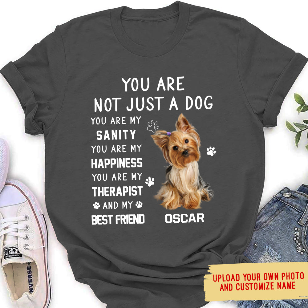 Exclusive Personalized Custom Dog Photo Women's T-shirt - A Must - Have for Pet Lovers