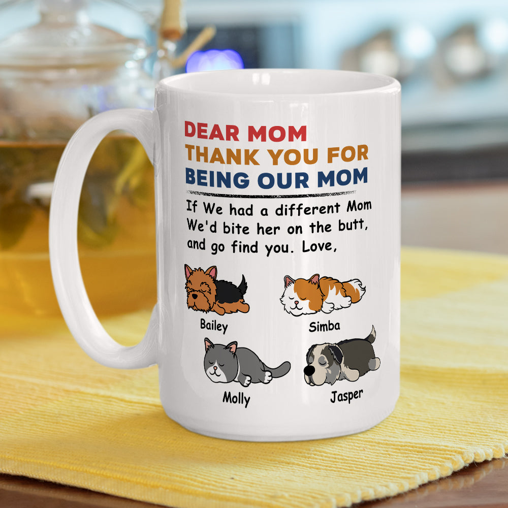 Pet Bite Butt - Exquisite Personalized Custom Coffee Mug for Pet Lovers