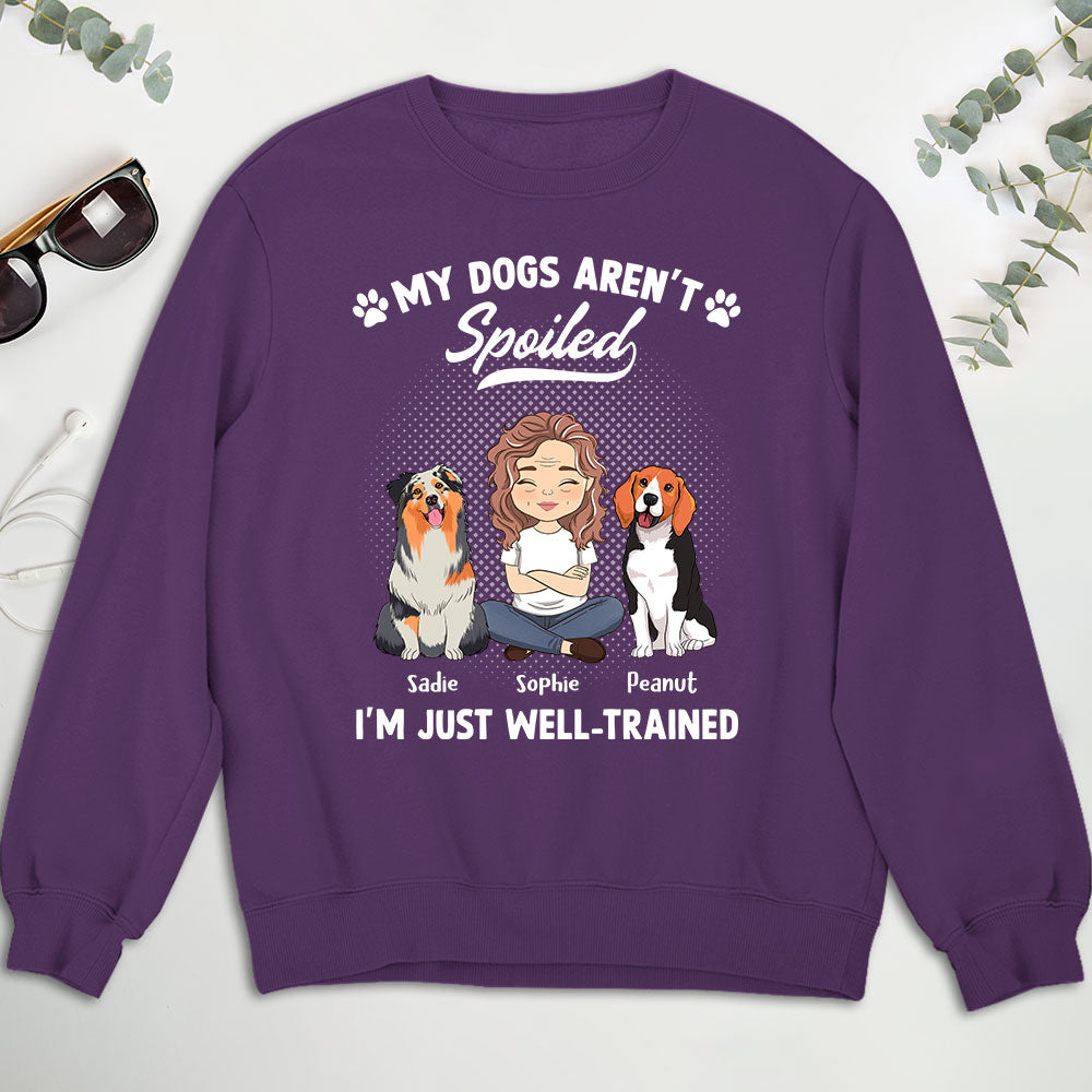 Spoiled Dog - Customizable Personalized Unisex 8.0 oz Sweatshirt for Pet Lovers