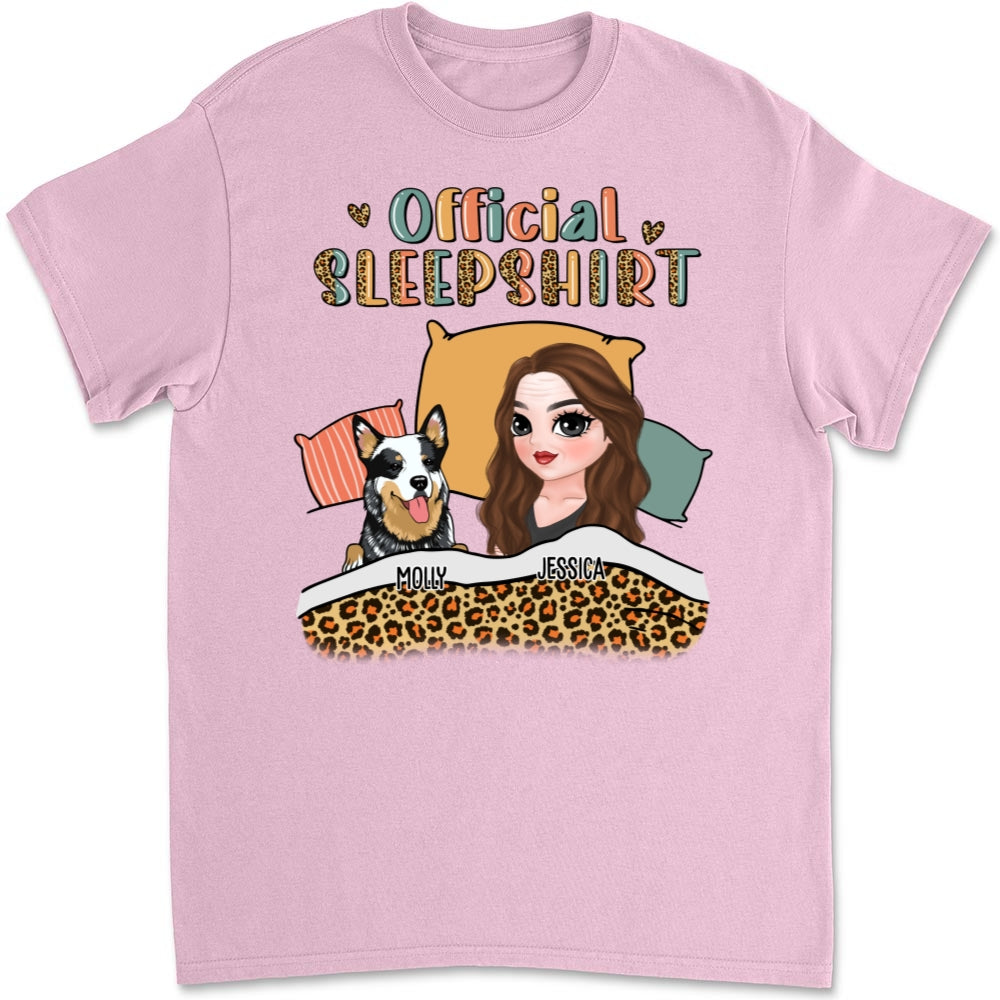 Sleepshirt Ver 2 - Personalized Custom Unisex Cotton T-Shirt for Pet Lovers