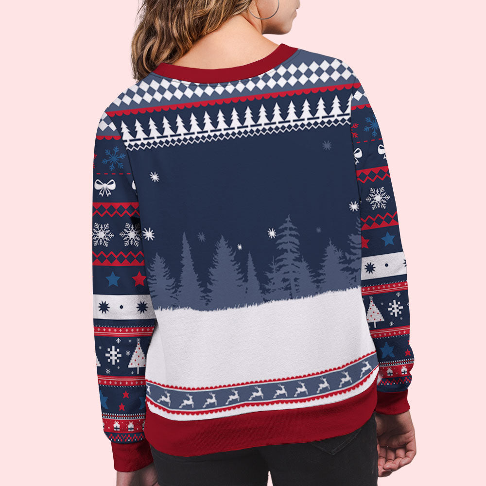 Find You - Personalized Custom All-Over-Print Unisex 8.8 oz Polyester Blend Sweatshirt - Ideal Gift for Pet Lovers