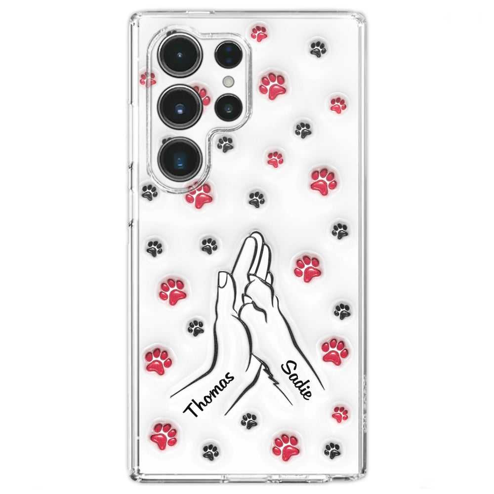 Personalized Custom 3D Inflated Effect Paw And Hand Design Phone Case for Smartphones