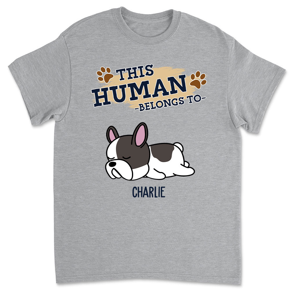 This Human Version 2 - Personalized Custom Unisex 5.3 oz T-shirt for Pet Lovers