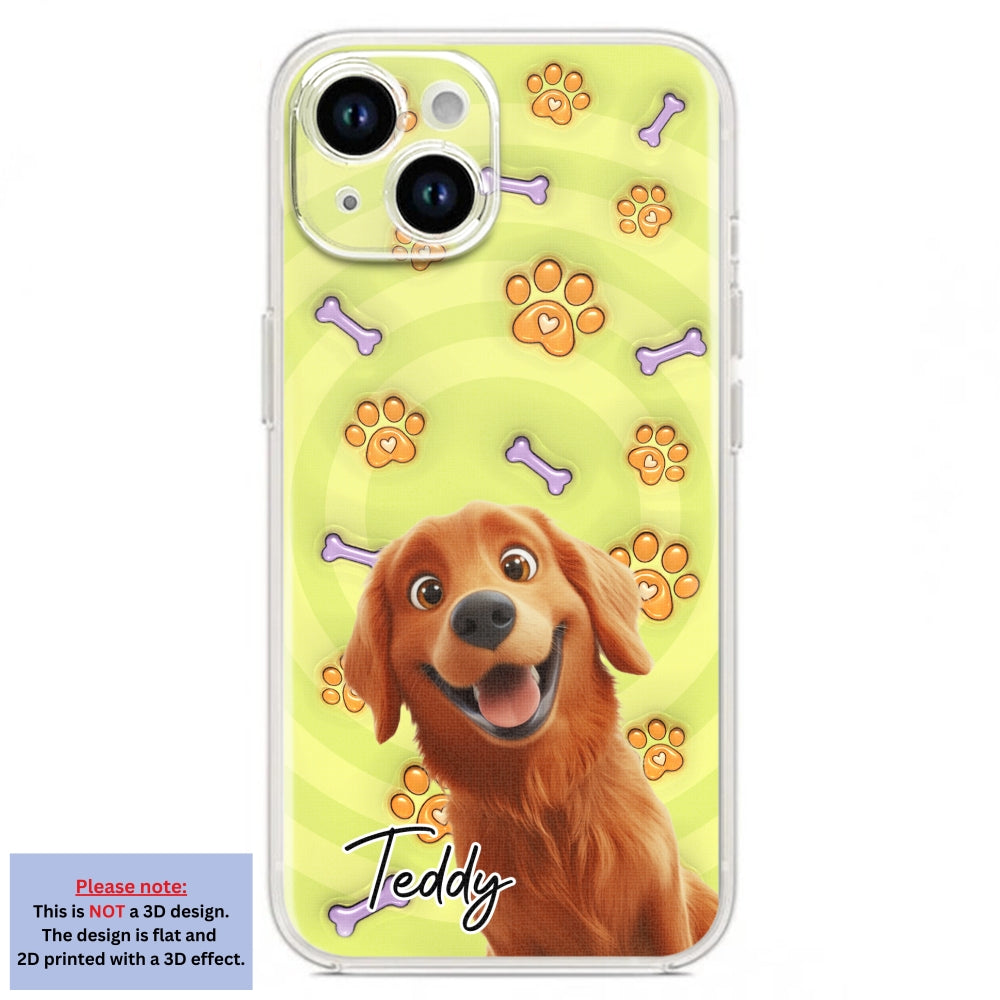 Exclusive Personalized Custom 3D Inflated Effect Phone Case - This Human Belongs To Us Cartoon Design