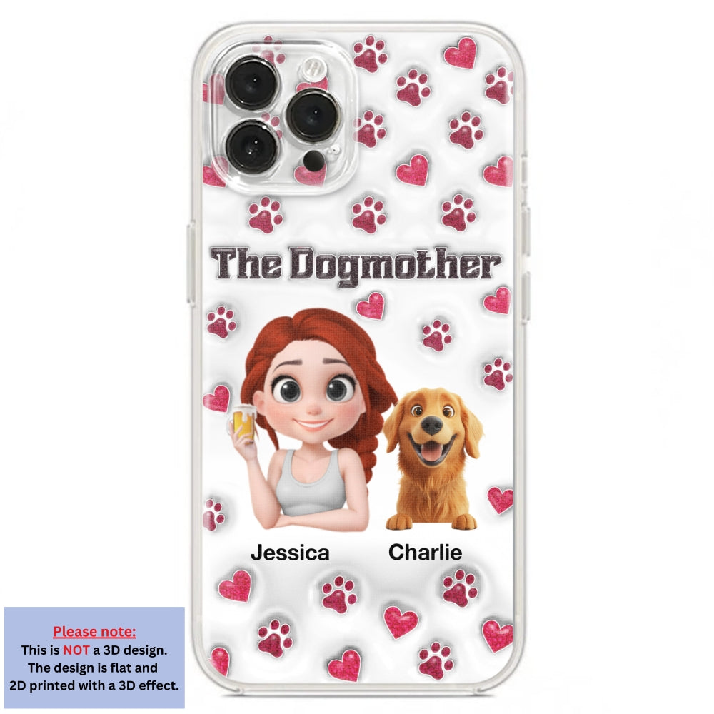 Slay Cartoon Dog Mother - Exclusive Personalized Custom 3D Inflated Effect Phone Case for Stylish Protection