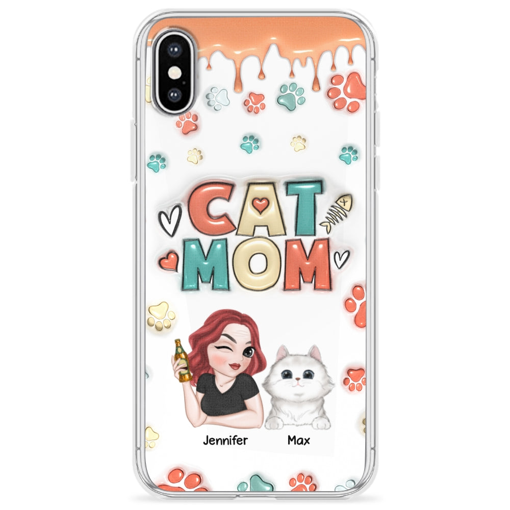 My Lovely Cat - Personalized Custom 3D Inflated Effect Smartphone Case for Unique Style
