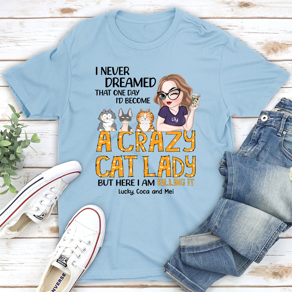 Never Dreamed - Personalized Custom Unisex 5.3 oz T-shirt for Pet Lovers