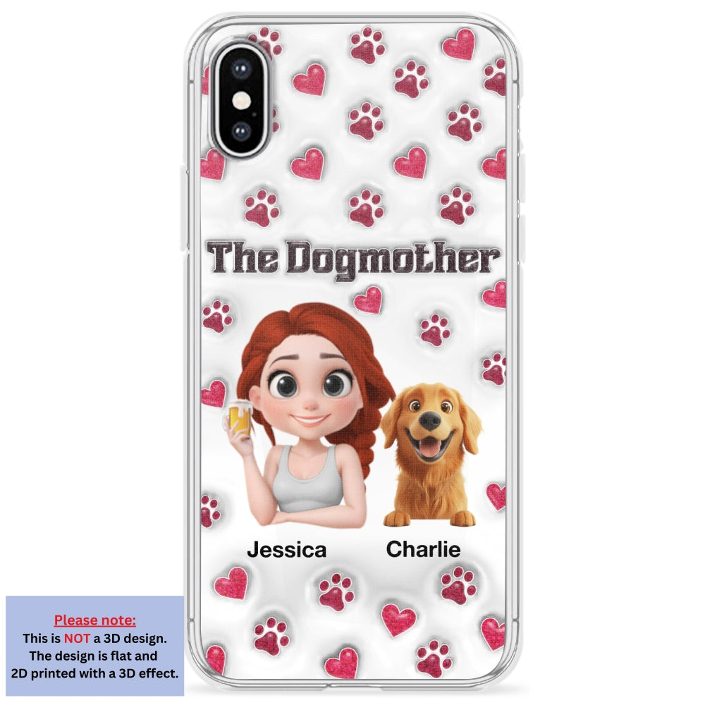 Slay Cartoon Dog Mother - Exclusive Personalized Custom 3D Inflated Effect Phone Case for Stylish Protection