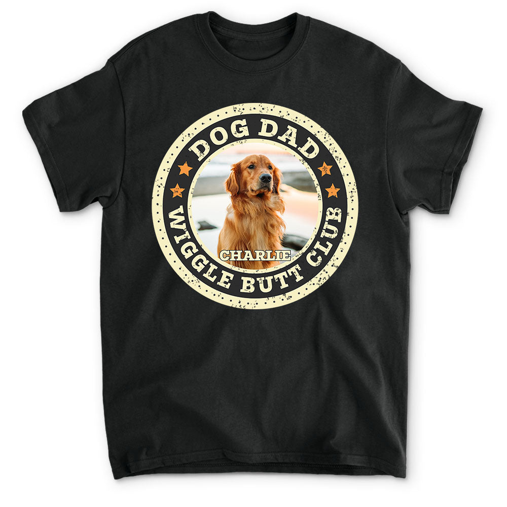 Wiggle Butt Club Personalized Custom Unisex T-shirt with Copyrighted Artwork