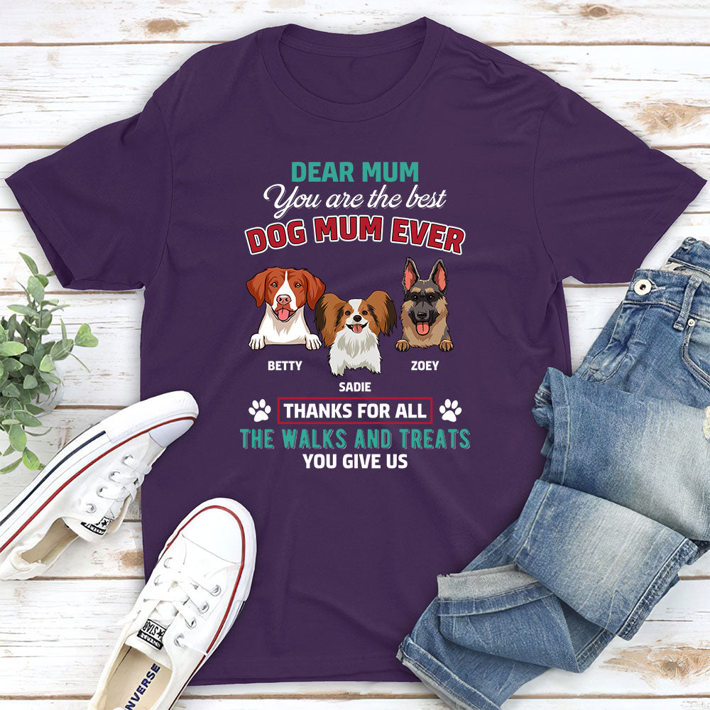 For All The Walks - Personalized Custom Unisex T-shirt for Pet Lovers
