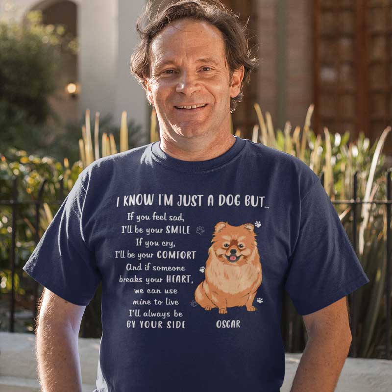 By Your Side - Personalized Custom Unisex 5.3 oz T-shirt for Pet Lovers