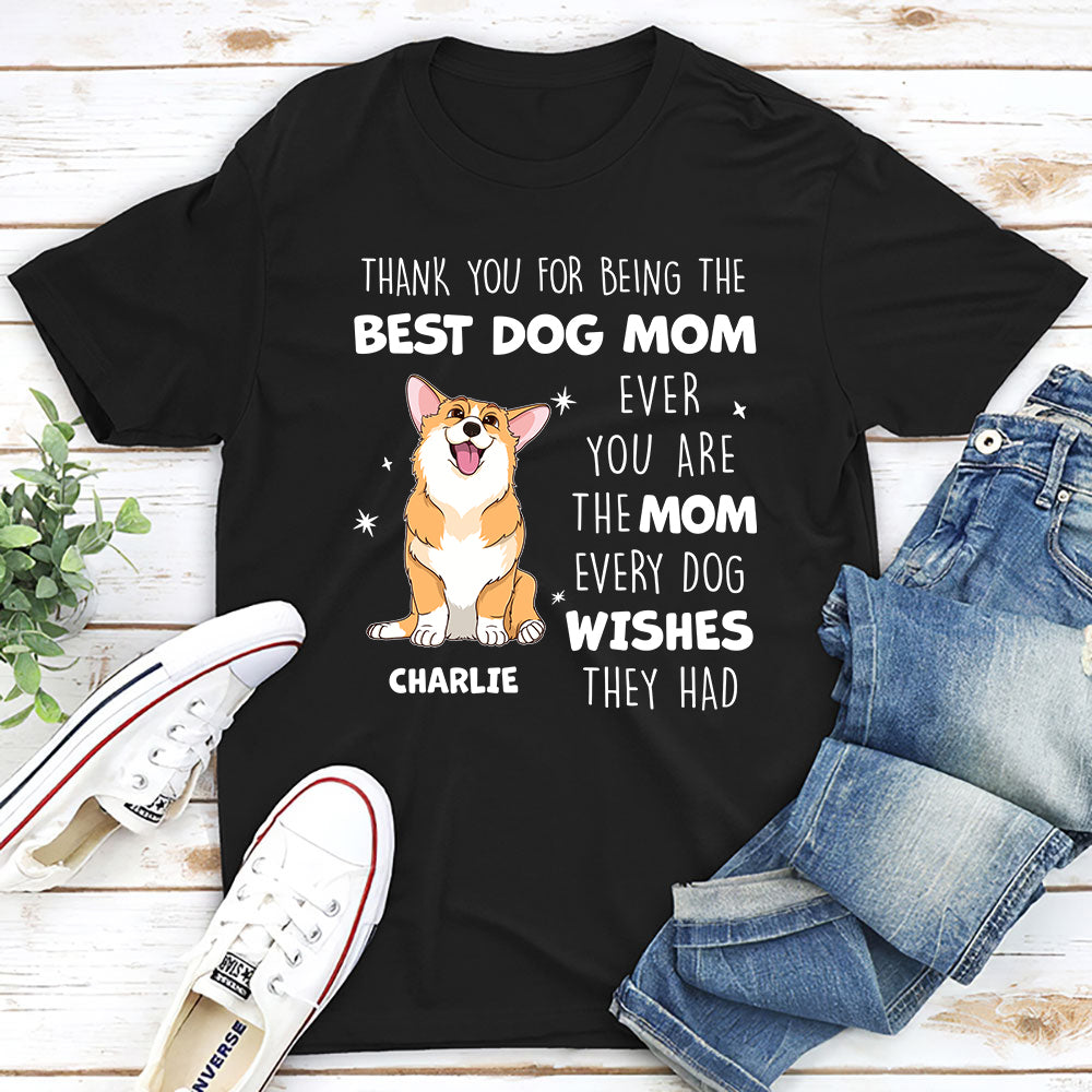 Every Dog Wishes - Personalized Custom Unisex 5.3 oz T-shirt for Pet Lovers