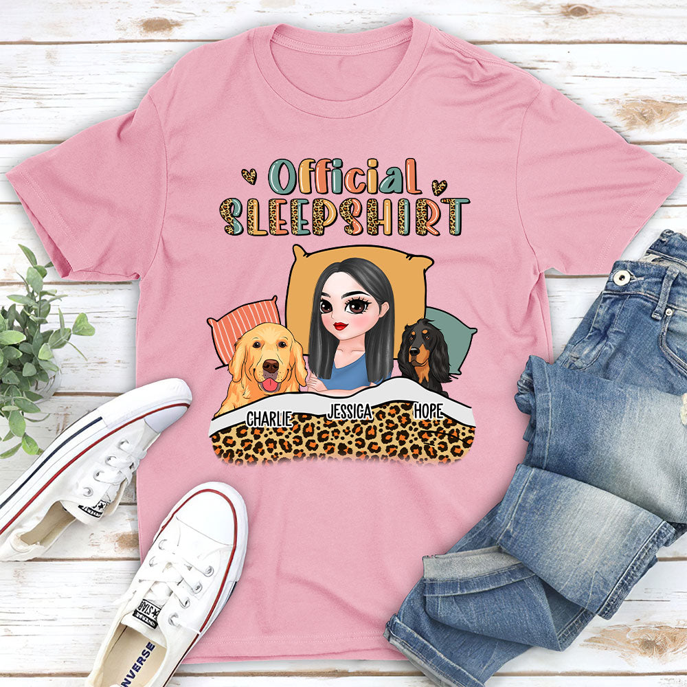 Sleepshirt Ver 2 - Personalized Custom Unisex Cotton T-Shirt for Pet Lovers