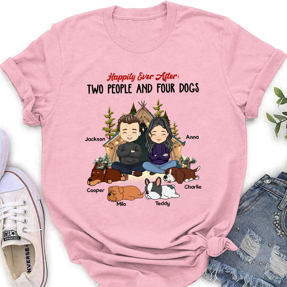 Happily Ever After - Personalized Custom Women's T-shirt for Pet Lovers