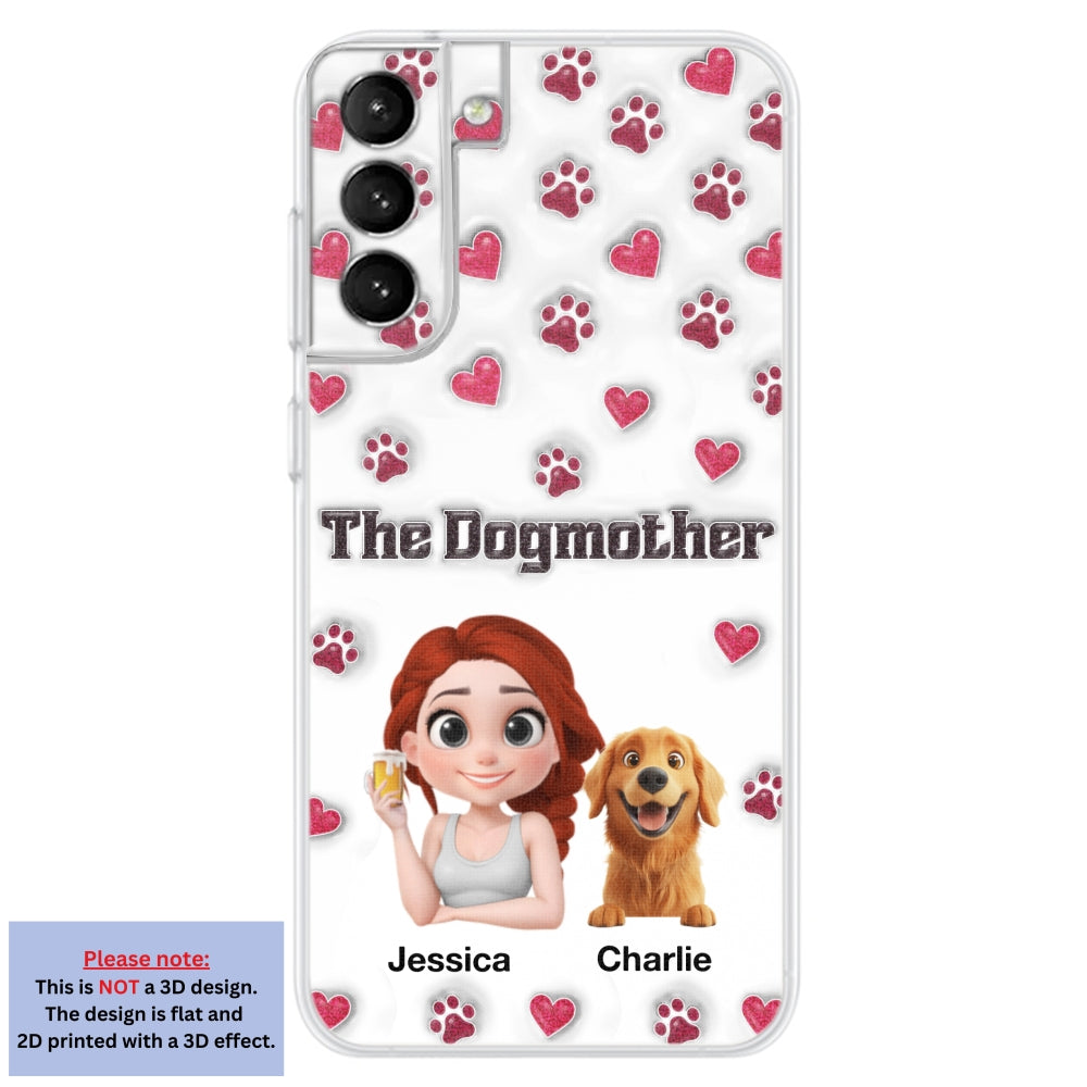 Slay Cartoon Dog Mother - Exclusive Personalized Custom 3D Inflated Effect Phone Case for Stylish Protection