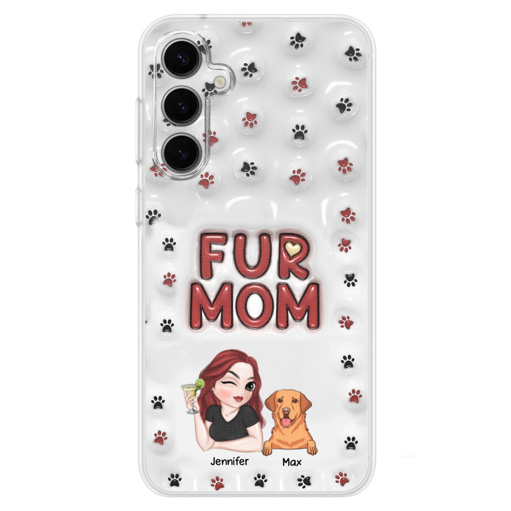 Lovely Fur Mom - Exquisite Personalized Custom 3D Inflated Effect Smartphone Case