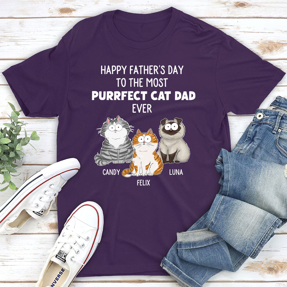 Purrfect Cat - Personalized Custom Unisex 5.3 oz T-shirt for Pet Lovers