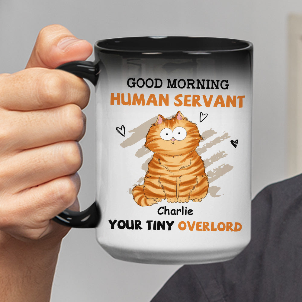 Good Morning - Personalized Custom Color - Changing 11oz/15oz Ceramic Mug for Pet Lovers
