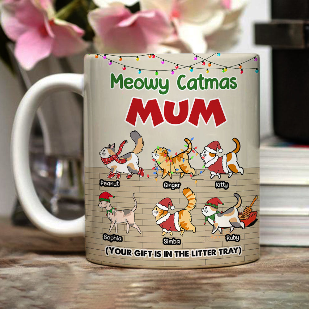 Personalized Custom 11oz Ceramic Coffee Mug with 3D Inflated Effect Print