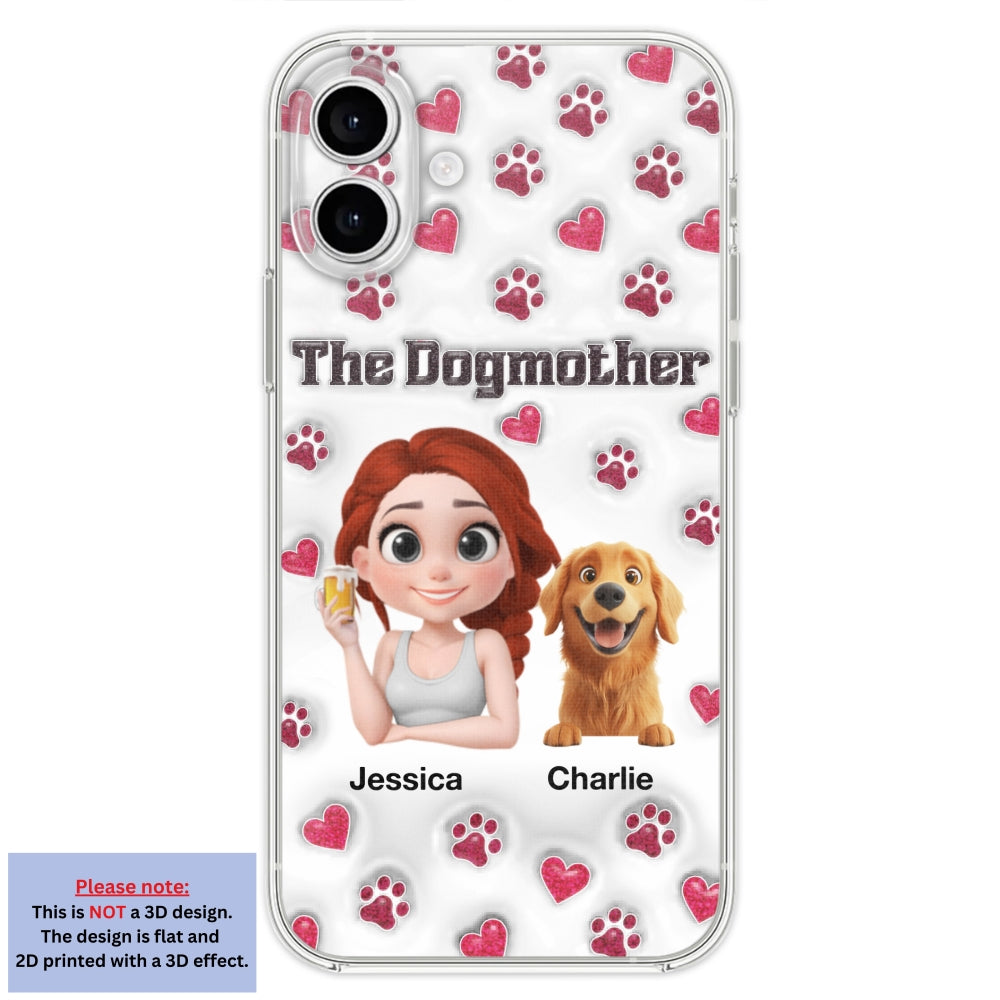 Slay Cartoon Dog Mother - Exclusive Personalized Custom 3D Inflated Effect Phone Case for Stylish Protection