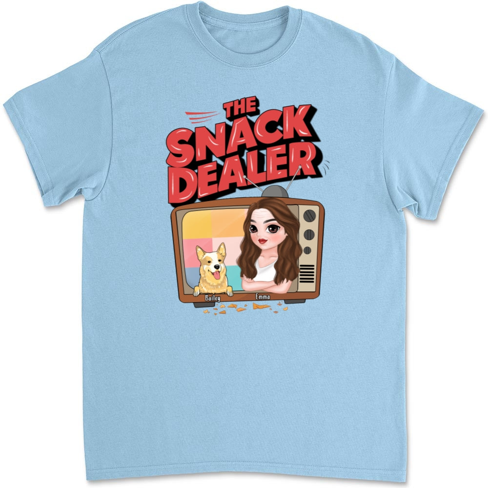 Cool Dog - Personalized Custom Unisex Cotton Blend T-shirt for Pet Lovers