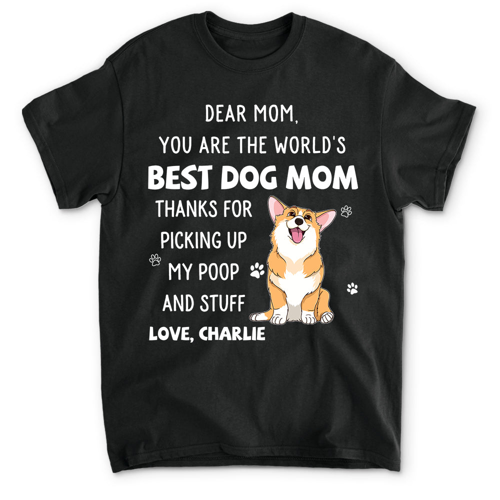 Thank You For Picking Up My Poop - Premium Personalized Custom Unisex T-shirt