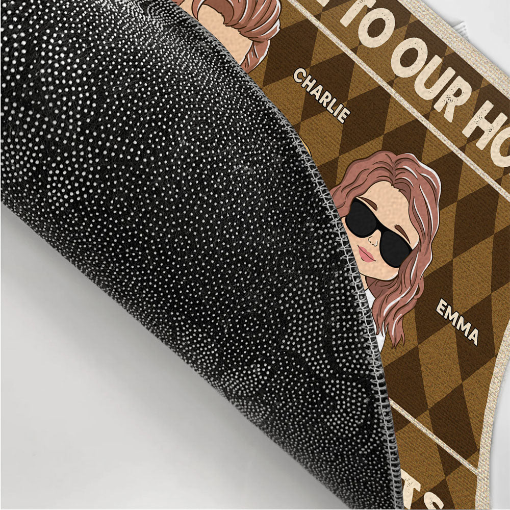 Hope You Brought - Personalized Custom Cat Picture Doormat for Pet Lovers