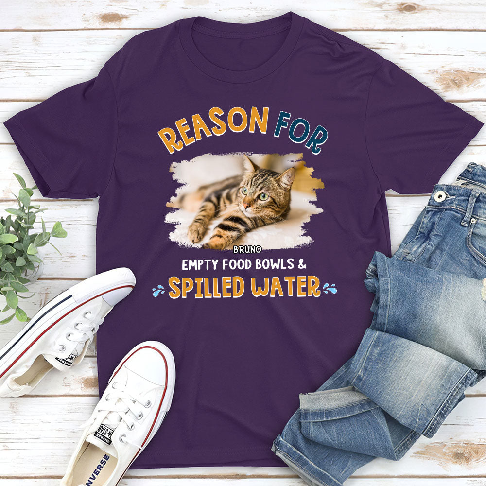 The Reasons For - Personalized Custom Unisex 5.3 oz T-shirt for Pet Lovers