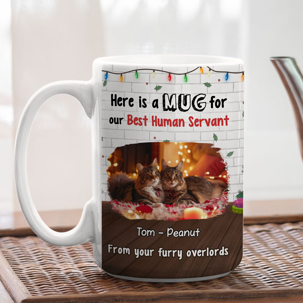 Personalized Custom Cat Mom and Dad Photo Coffee Mug - Ideal for All Beverages