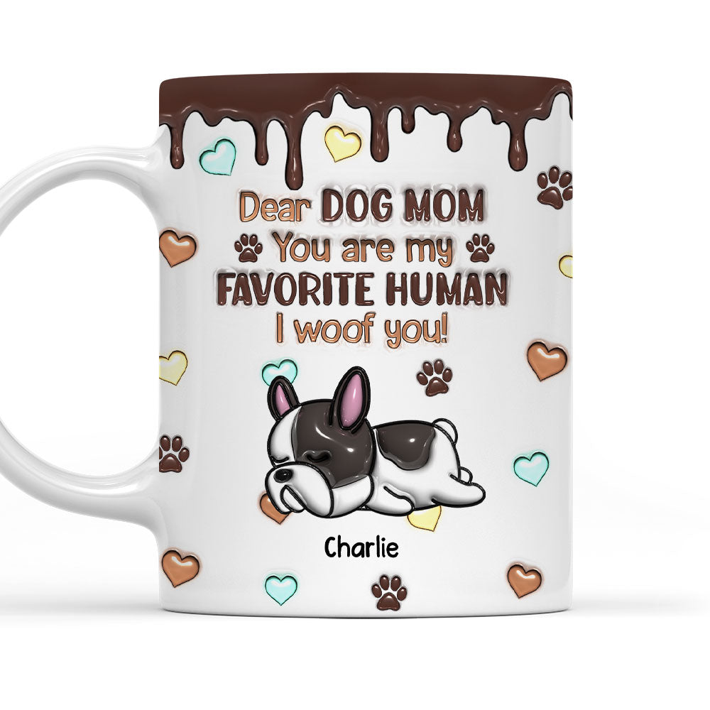 Favorite Human Version 2 - Personalized Custom 3D Inflated Effect 11oz Ceramic Mug