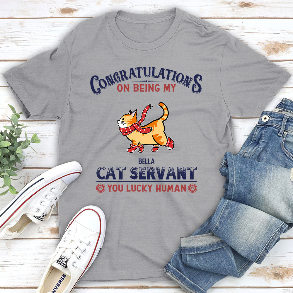 Congratulations - Personalized Custom Unisex 5.3 oz T-shirt for Pet Lovers