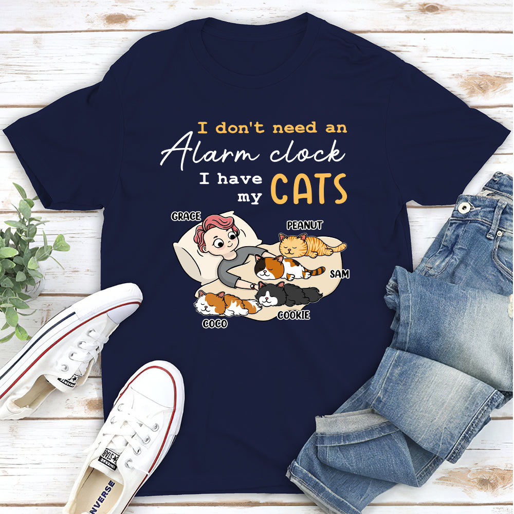 I Have My Cat - Personalized Custom Unisex 5.3 oz T-shirt for Pet Lovers