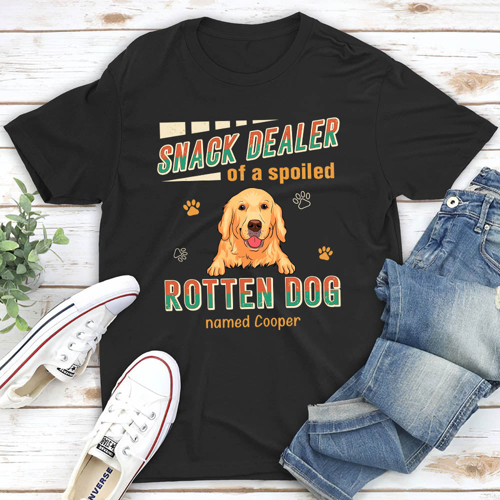 Best Snack Dealer - Personalized Custom Unisex 5.3 oz T-shirt for Pet Lovers