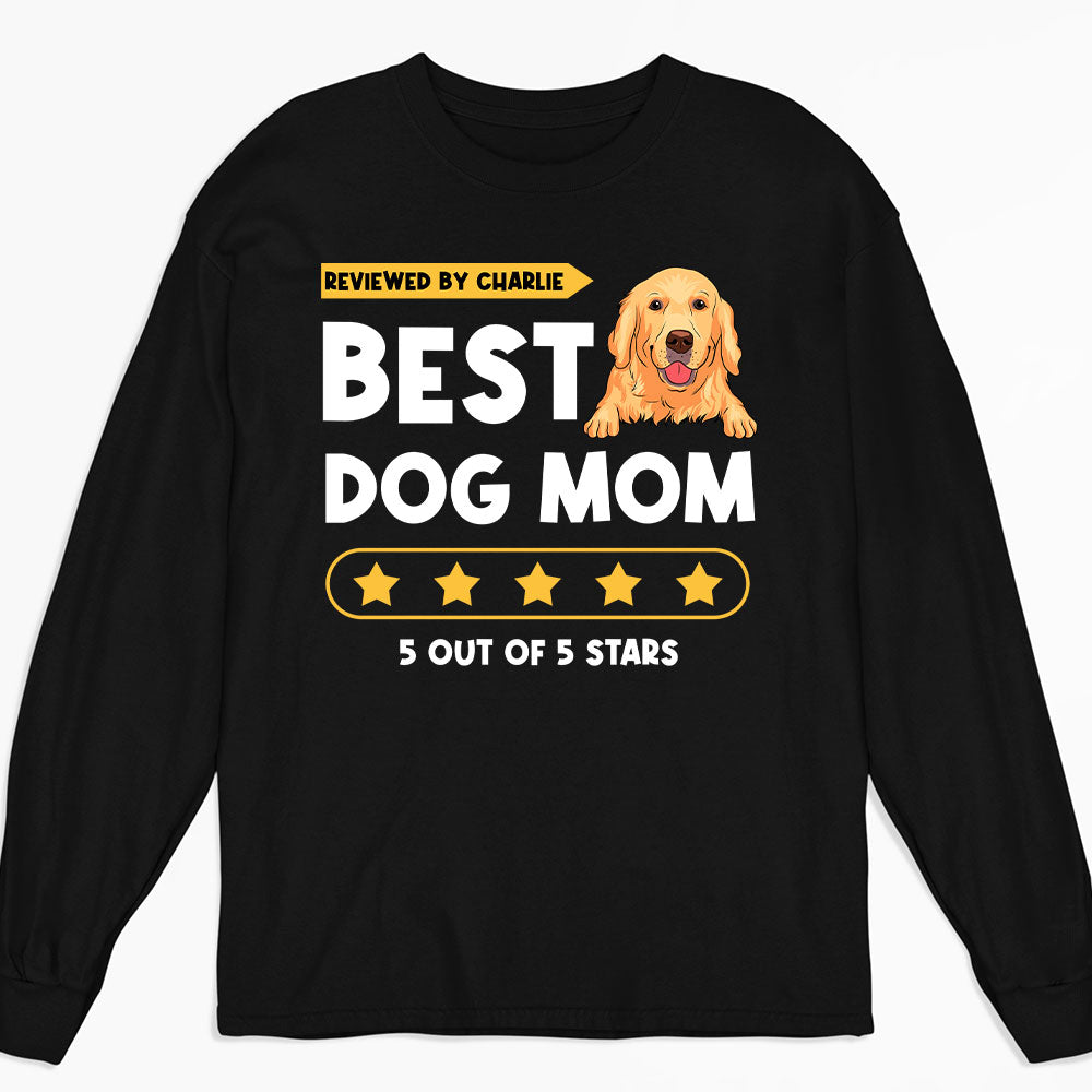 Dog Review - Customizable Personalized Long Sleeve Unisex T-shirt