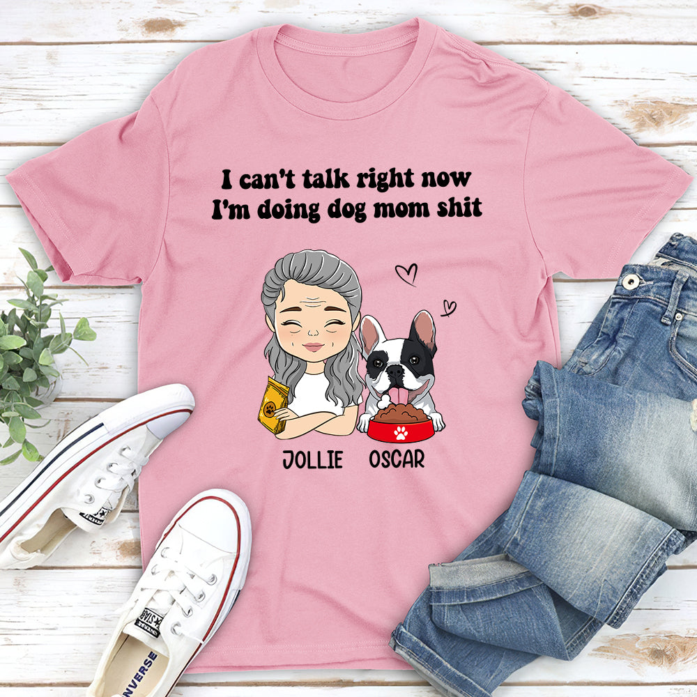 Talk Right Now - Personalized Custom Unisex 5.3 oz T-shirt for Pet Lovers