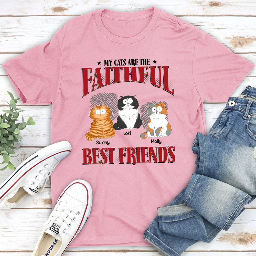 Faithful Friend - Personalized Custom Unisex 5.3 oz T-shirt for Pet Lovers
