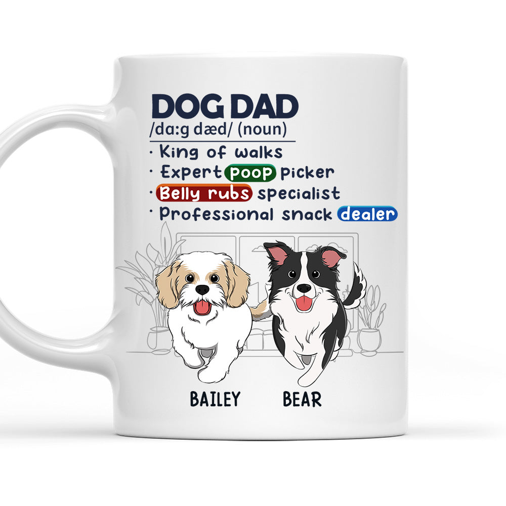 Dog King Queen Of Walks - Premium Personalized Custom Ceramic Coffee Mug for All Beverages