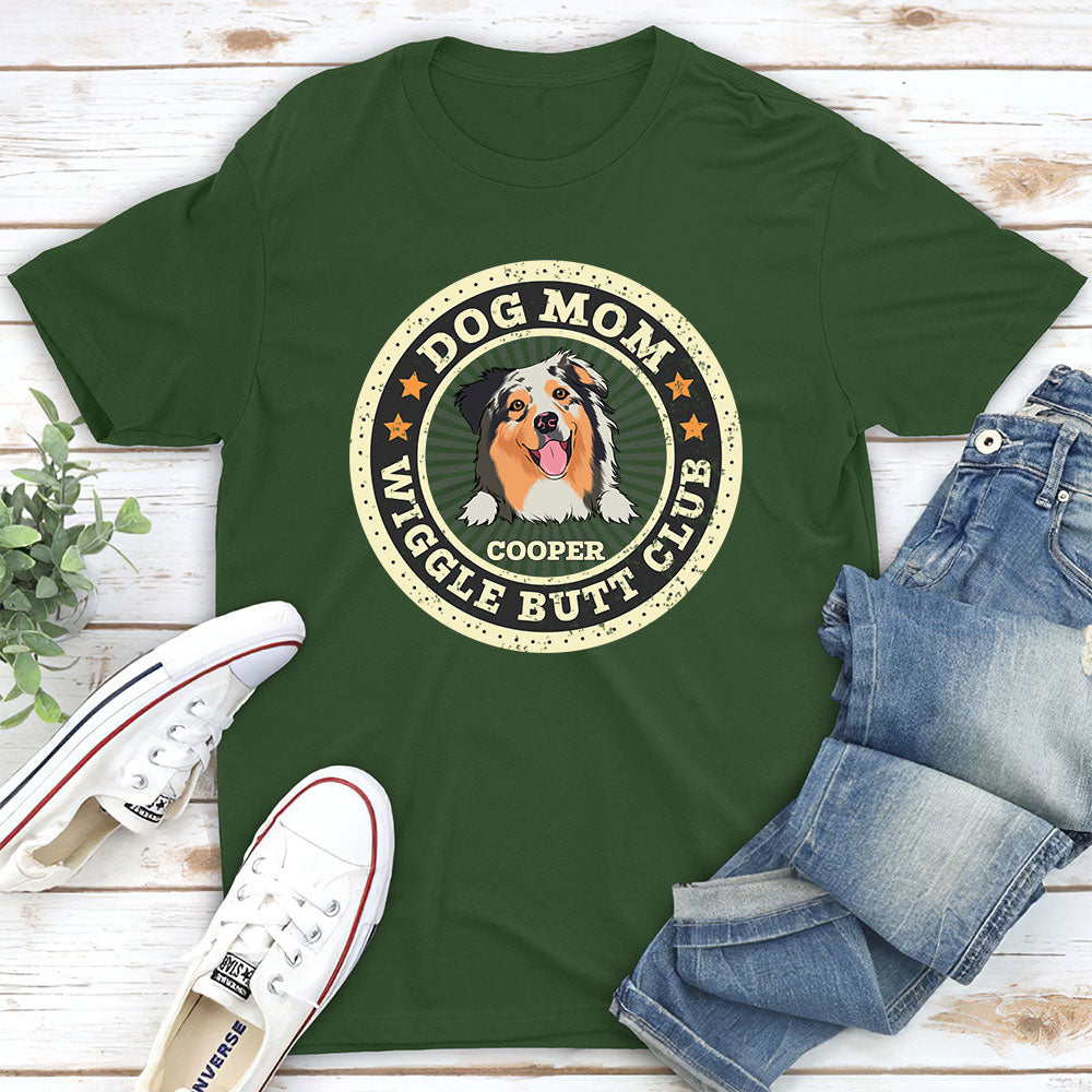 Wiggle Butt Club - Personalized Custom Unisex 5.3 oz T-shirt for Pet Lovers