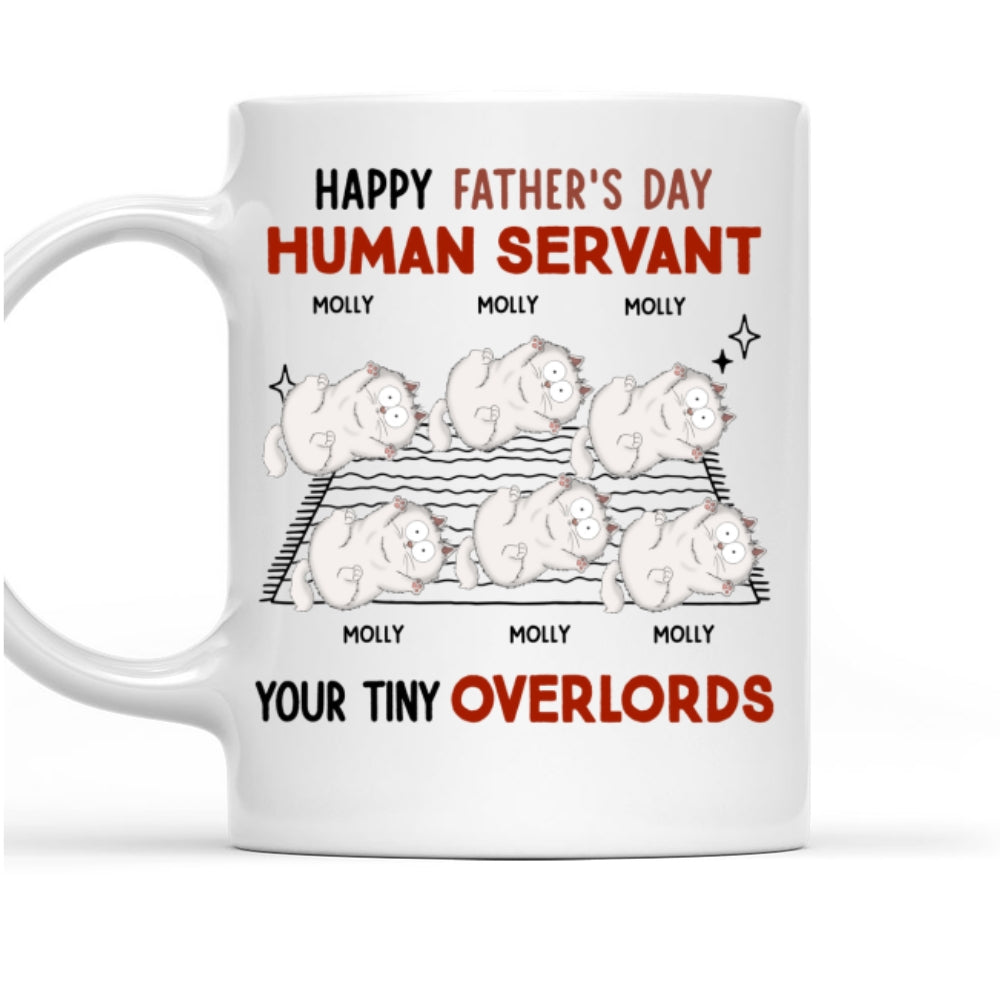 Personalized Custom Coffee Mug - The Ideal Gift for Pet Lovers, Your Tiny Overlord's Human Servant