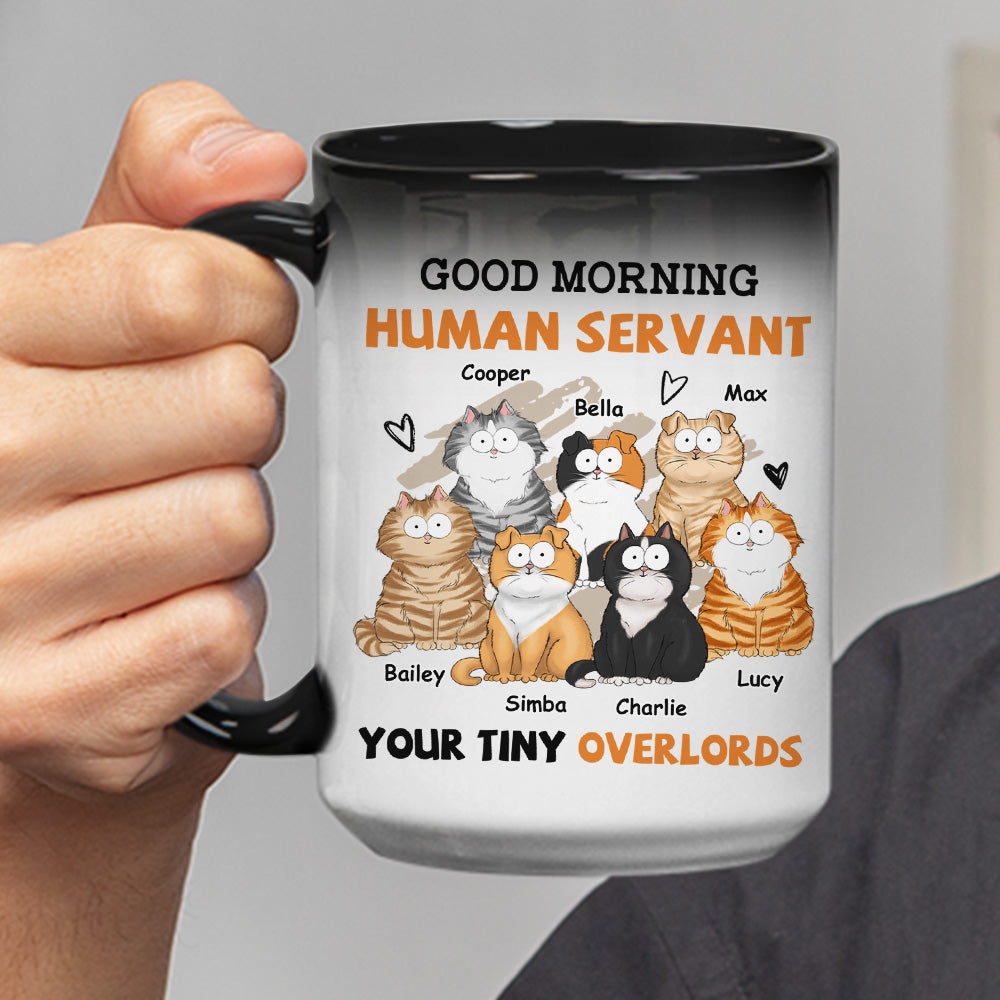 Good Morning - Personalized Custom Color - Changing 11oz/15oz Ceramic Mug for Pet Lovers